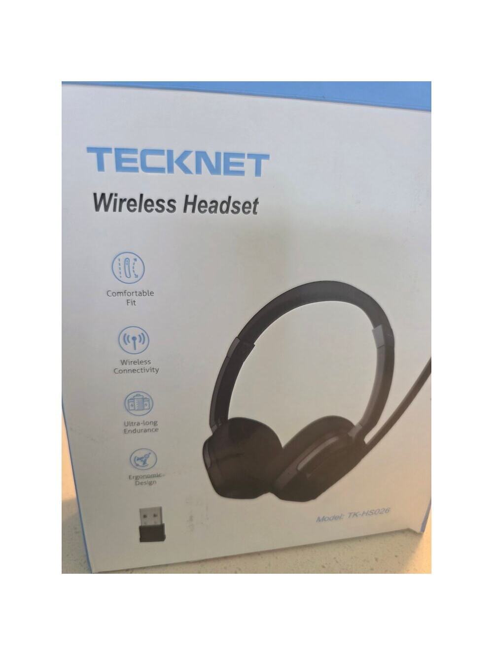 PRE-HOLIDAY SALE!!! Wireless Headset with 50H Playtime & Mute Office or Truckers